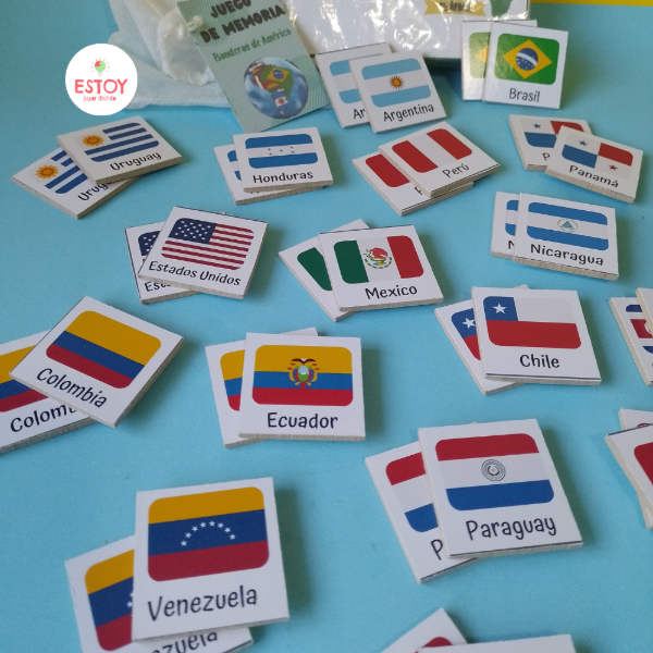Producto - Memotest banderas