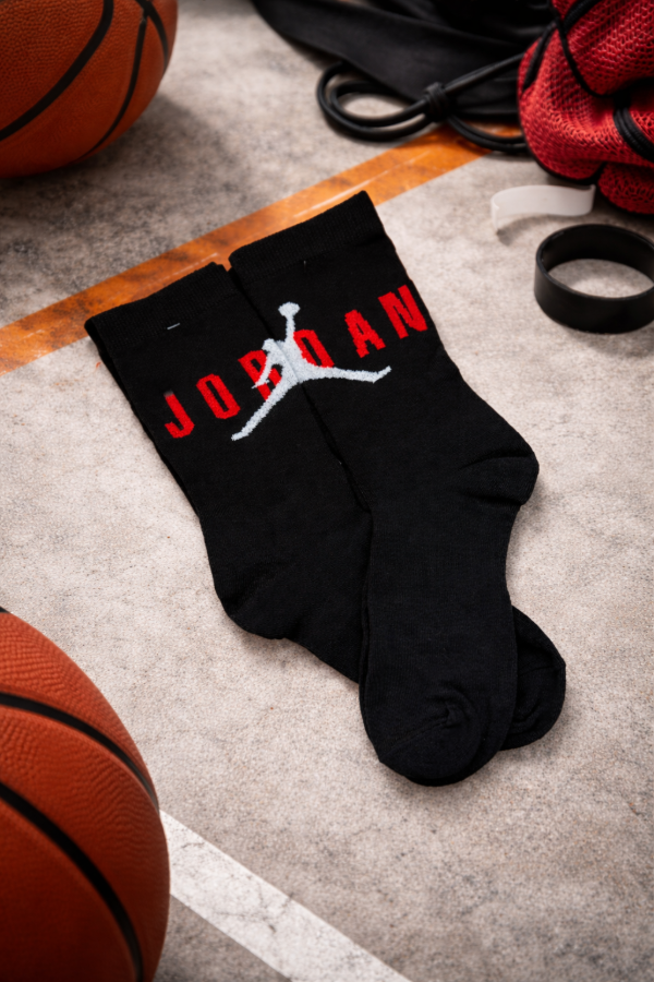 Producto - MEDIAS DOBLE ALGODÓN JORDAN BLACK