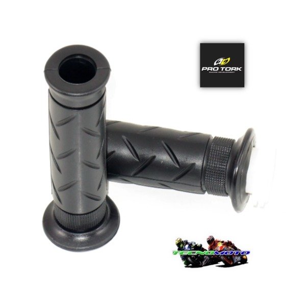 Producto - PUÑO GOMA HONDA 125 BIZ -NEGRO C/TUBO  [PROTORK] -48966
