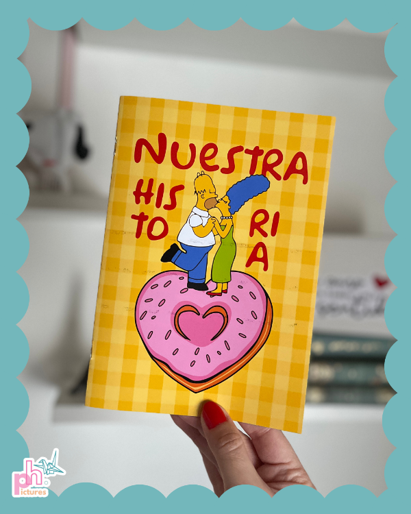 Producto - album de figuritas - nuestra historia versión los simpsons - 0