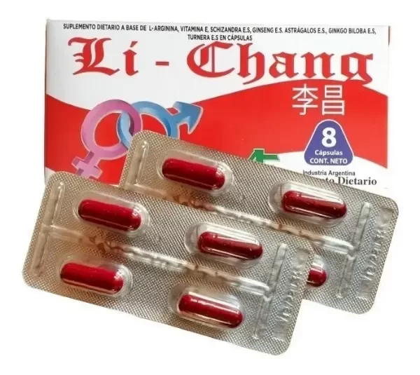 Producto - LI CHANG VIGORIZANTE MASCULINO 16 CAPSULAS - 1