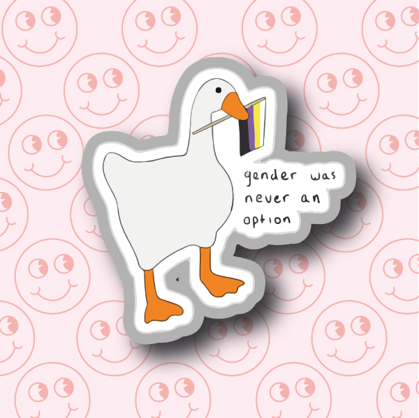 No gender Goose - Tienda de Stickers