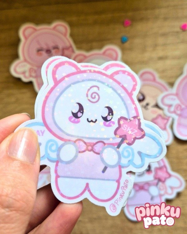 Producto - Sticker Holográfico Angelito Stay