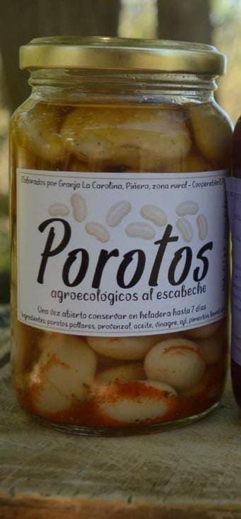 Producto - Porotos pallares en vinagreta agroecológico de Granja La Carolina