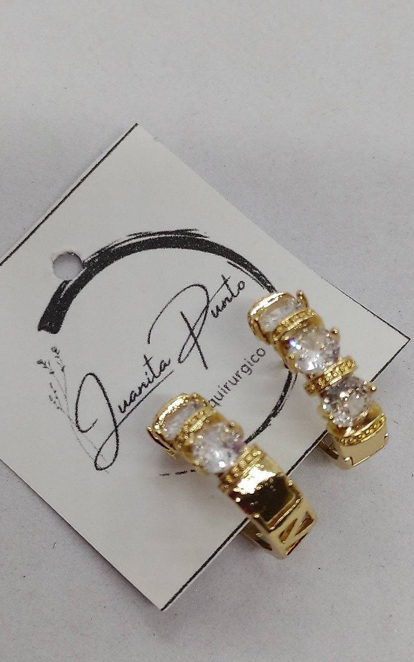 Producto - Aros con tres strass