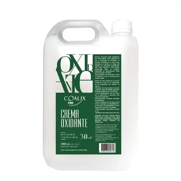 Producto - Crema Oxidante Coalix Pro 30 vol x 1800 ml