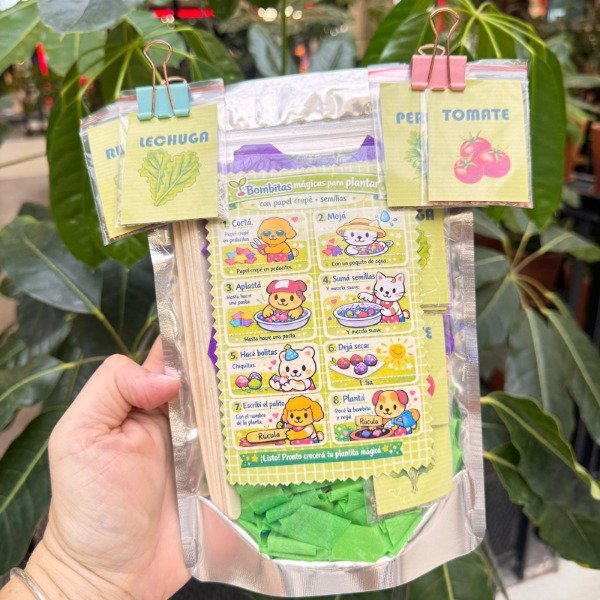 Producto - Kit bombitas mágicas para plantar