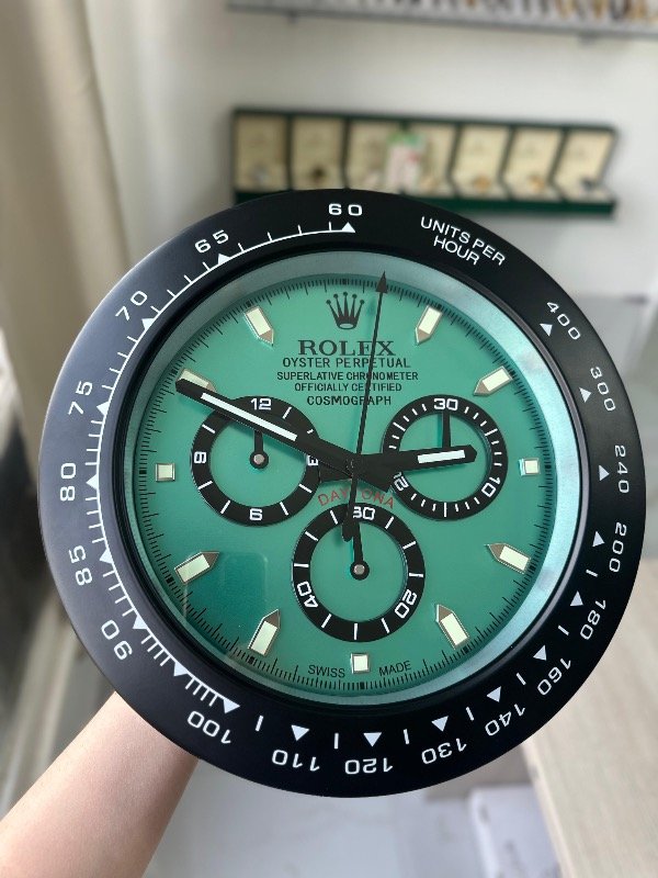 Producto - Reloj de Pared Rolex Daytona Green Black Automatico