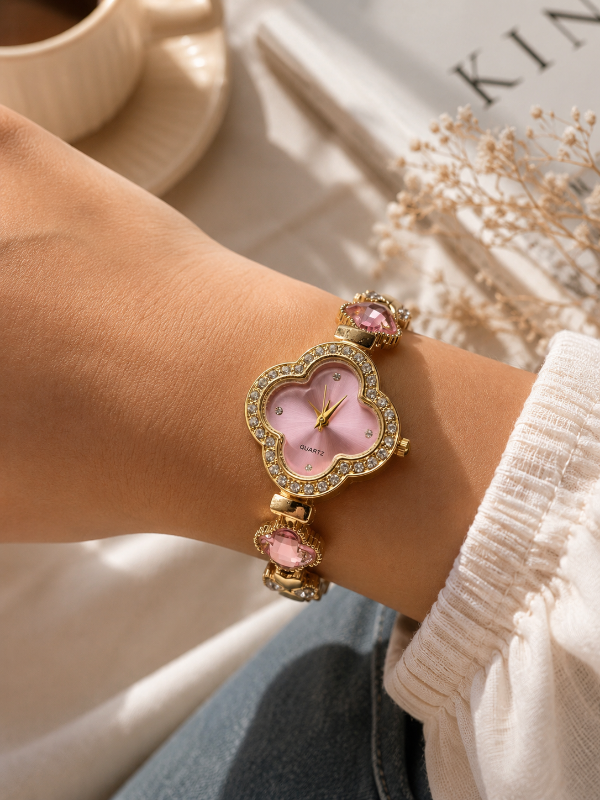 Producto - Reloj Trebol Rosa