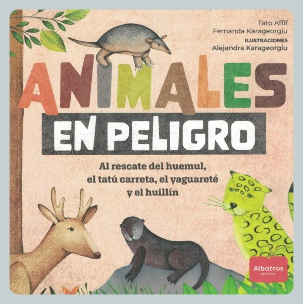 Producto - Animales en Peligro: Al Rescate del Huemul, Tatú Carreta, Yaguareté y Huillín