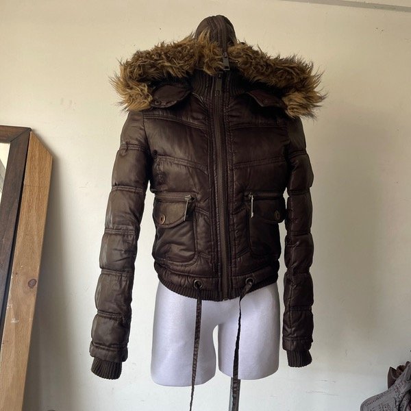 Producto - brown tfg baddie bomber jacket