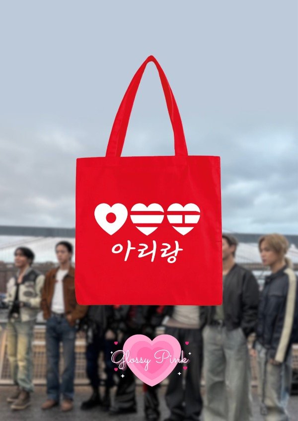 Producto - Tote Bag roja Arirang 2026 - DTF