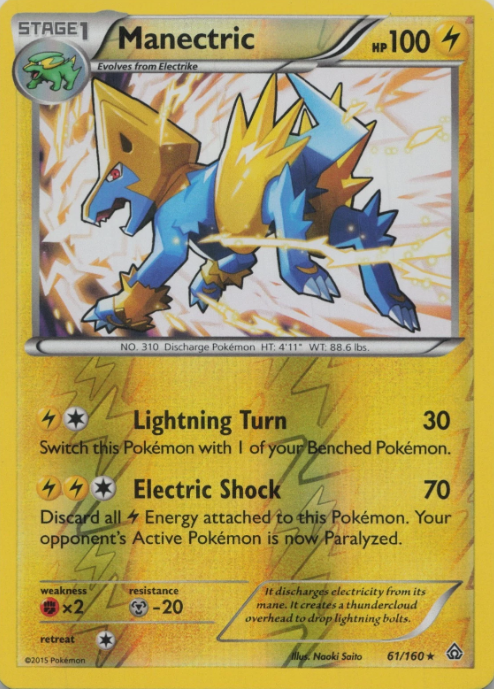 Producto - Manectric - 61/160 - Primal Clash - Reverse Holo