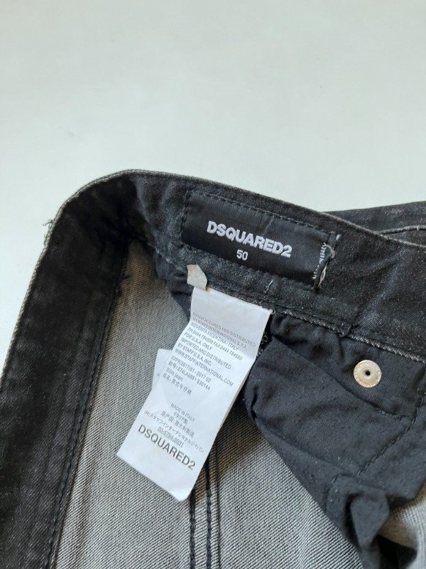 Producto - Dsquared2 Distressed Paint Splatter Biker Denim Jeans - 6