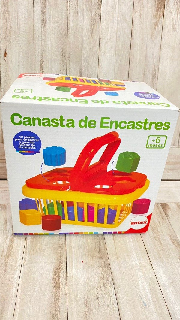 Producto - Canasta de encastres - 12 piezas- Antex