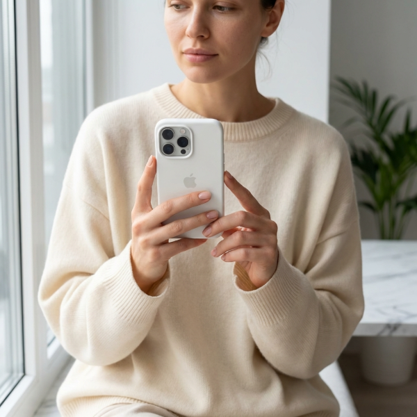 Producto - Silicone case blanca