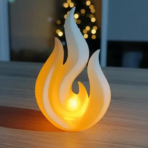 Producto - Lampara Decoracion Llama - Led Efecto Fuego - 2