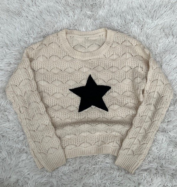 Producto - Suéter calado star talle M - 1