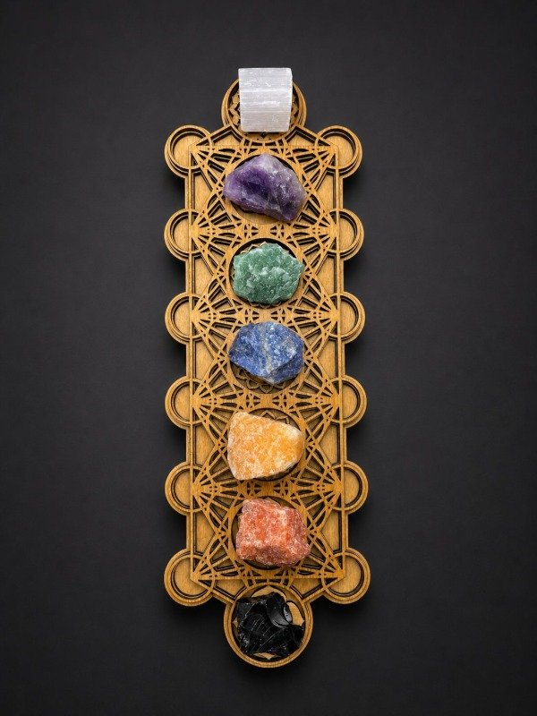 Producto - Grilla Energética 7 Chakras - Geometría Sagrada - 2