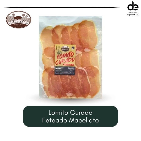 Producto - Lomito Curado feteado Macellato(precio x kg)