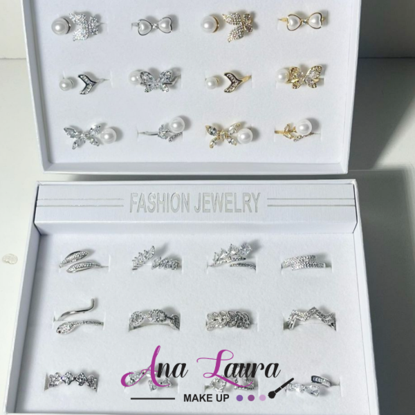 Producto - Anillos plateados y dorados