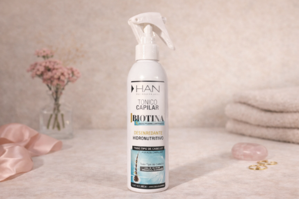 Producto - Spray Biotina y Acido Hialuronico. Fortalecedor capilar HAN