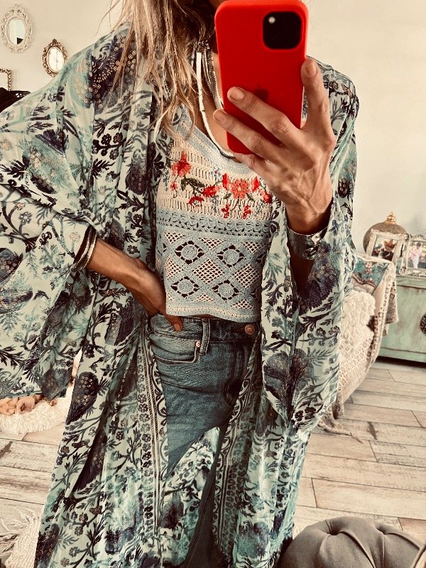Producto - Kimono Tulum celeste - 4