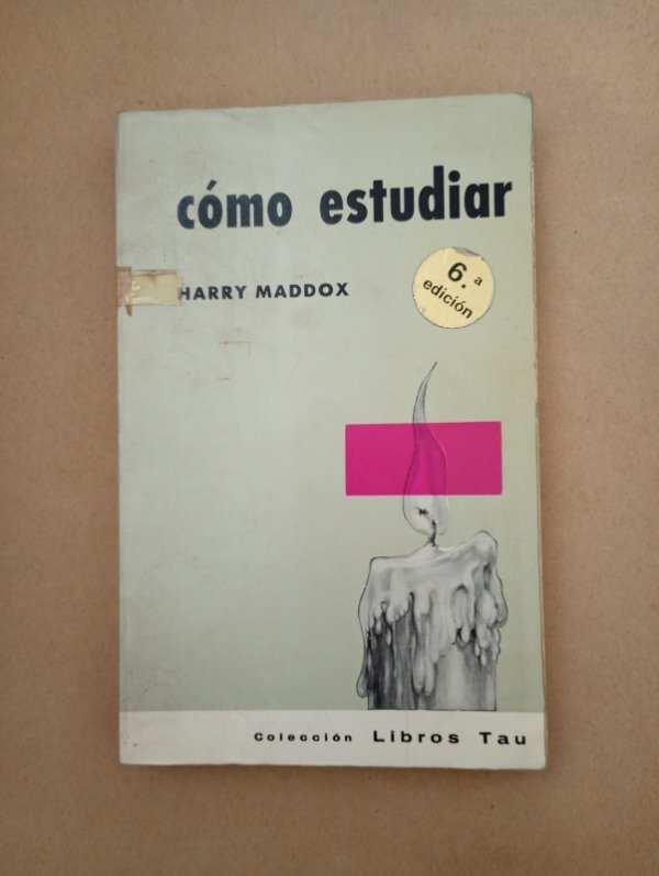 Producto - Cómo estudiar - Harry Maddox - Libros Tau 1970