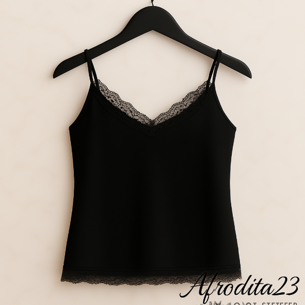Producto - Musculosa de Algodón con Puntilla Talles Grandes