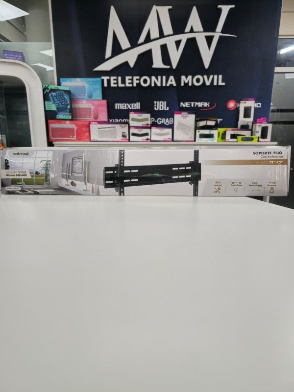 Producto - Soporte TV LED 37" a 75" con Inclinacion VESA 600X400 Netmak NM-ST32