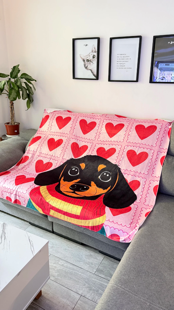 Producto - Manta salchicha corazón