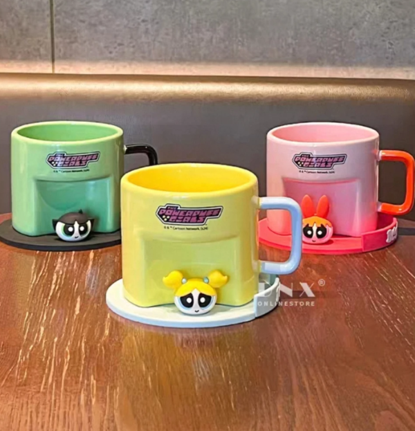 Producto - Taza importada Las chicas Superpoderosas tapa arriba y abajo