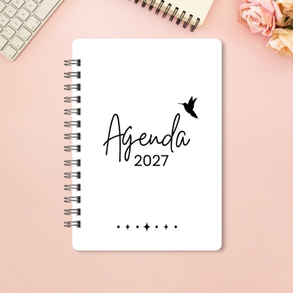 Producto - Agenda 2027 Imprimible Pdf Diaria - Colibríes