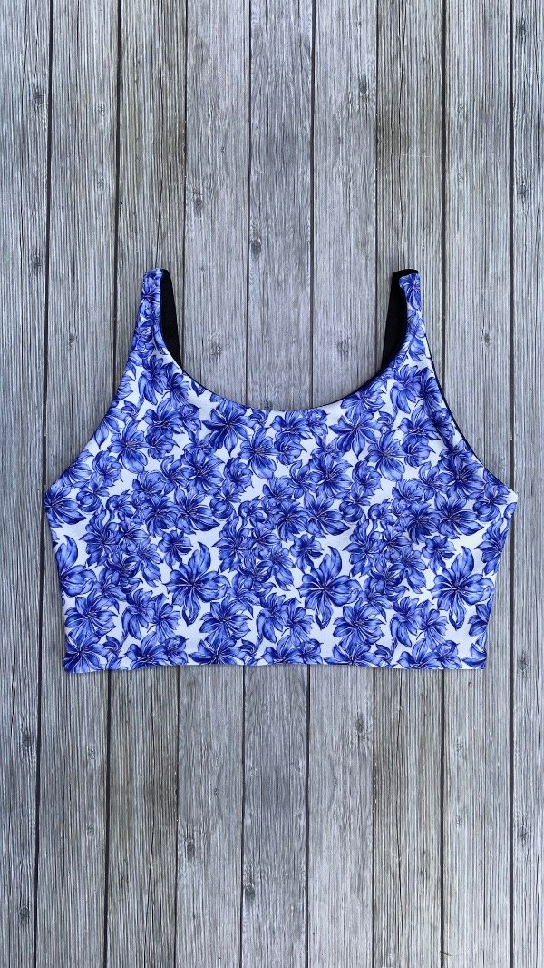 Top Love reversible colección Lirios Azules