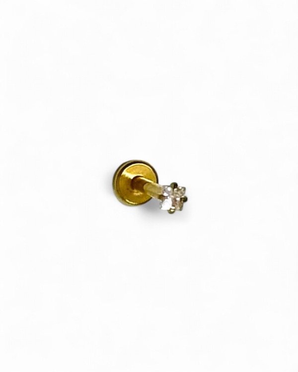 Producto - PIERCING BABY STUD SQUARE GOLD (Unidad)