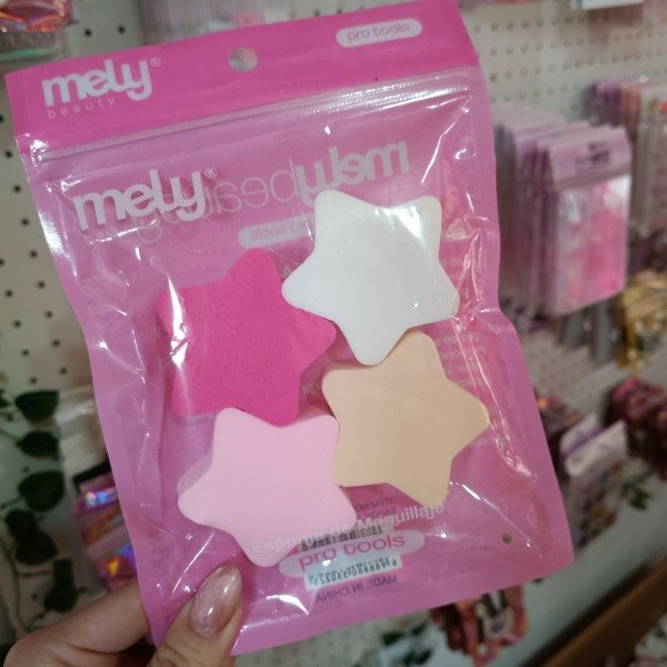 Producto - Set 4 esponjitas en forma de estrella