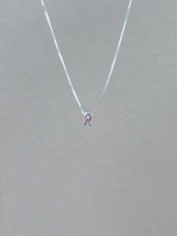 Producto - Collar con inicial mini 40-45cm