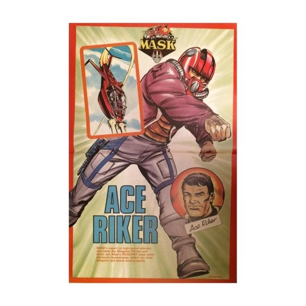 Producto - Máscara Ricochet MASK Ace Riker 1986 Original de época - 10