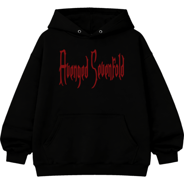 Producto - Avenged Sevenfold Buzo Canguro - Gothic Red Logo