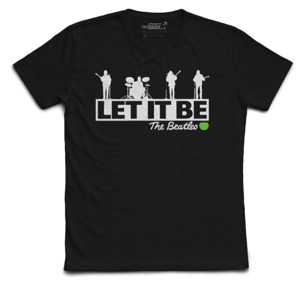 Producto - The Beatles - Let it Be - Remera Negra