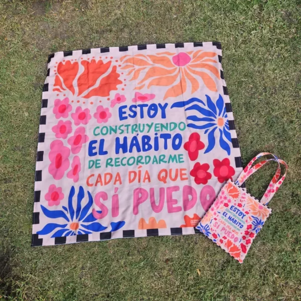 Producto - Lona playera - flores