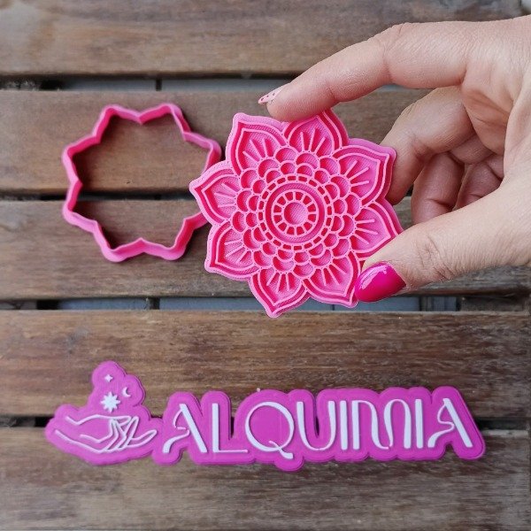 Producto - Cortante + Stamp MANDALA D2