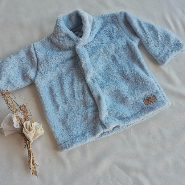 Producto - Saquito de piel Gamisé celeste