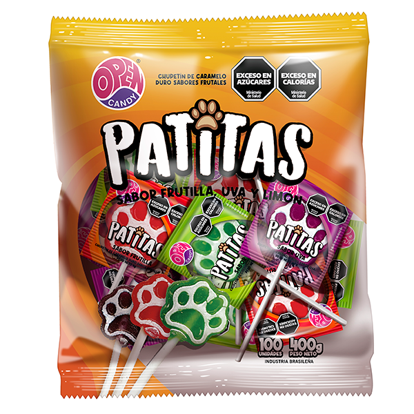 Producto - Chupetin Open Patitas x 100 unidades