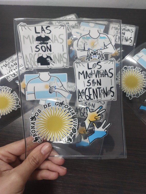 Producto - Stickers ''Malvinas y Arg'' - 2
