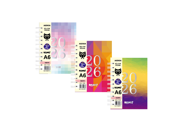 Producto - AGENDA A6 ROME DIA POR PAGINA - SHAPE