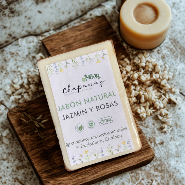 Producto - Jabón Natural Jazmín y Rosas
