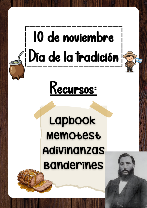 Producto - 10 de noviembre: día de la tradición: recursos.