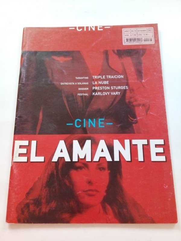 Producto - El amante Cine #98 - Septiembre 1998 - Tarantino Solanas Karlovy Vary