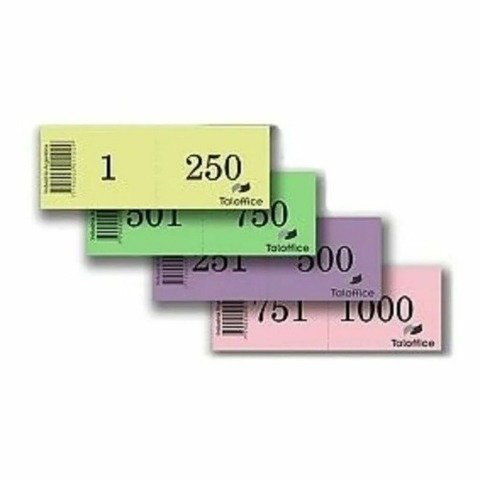 Producto - TALONARIO DE NUMEROS RIFAS TURNO 1 AL 1000